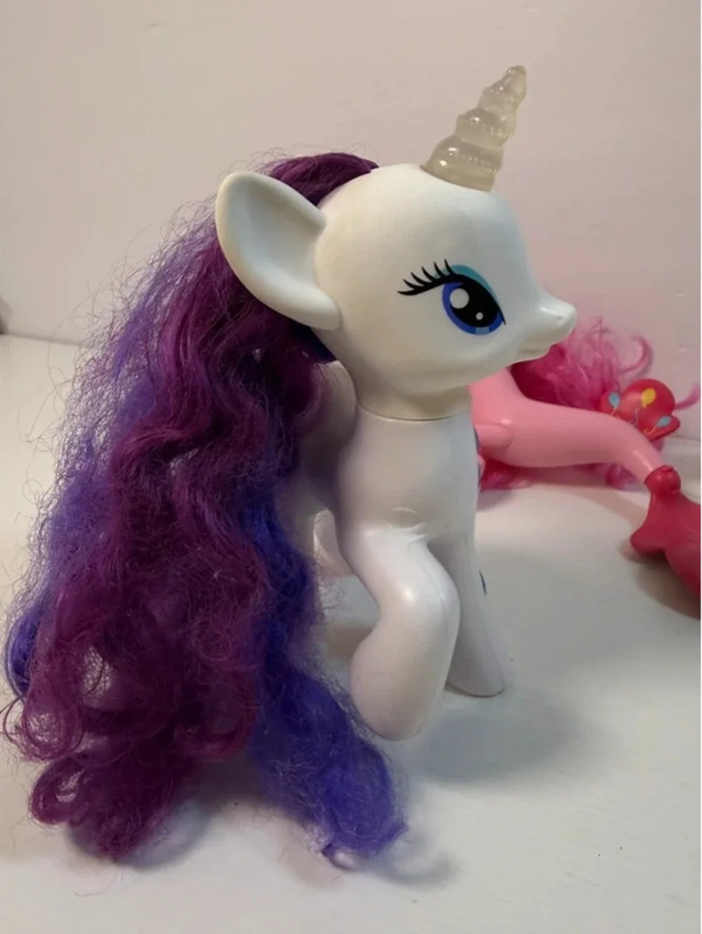 Hasbro My Little Pony Lot – Rarity Light-Up Figure, Pinkie Pie Mermaid & G3 Pony